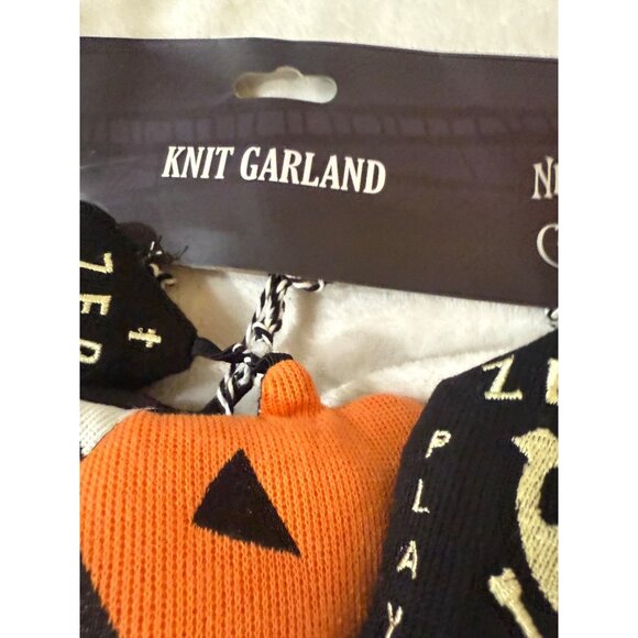 Disney Tim Burtons The Nightmare Before Christmas Knit Garland Halloween Decor - Picture 6 of 6